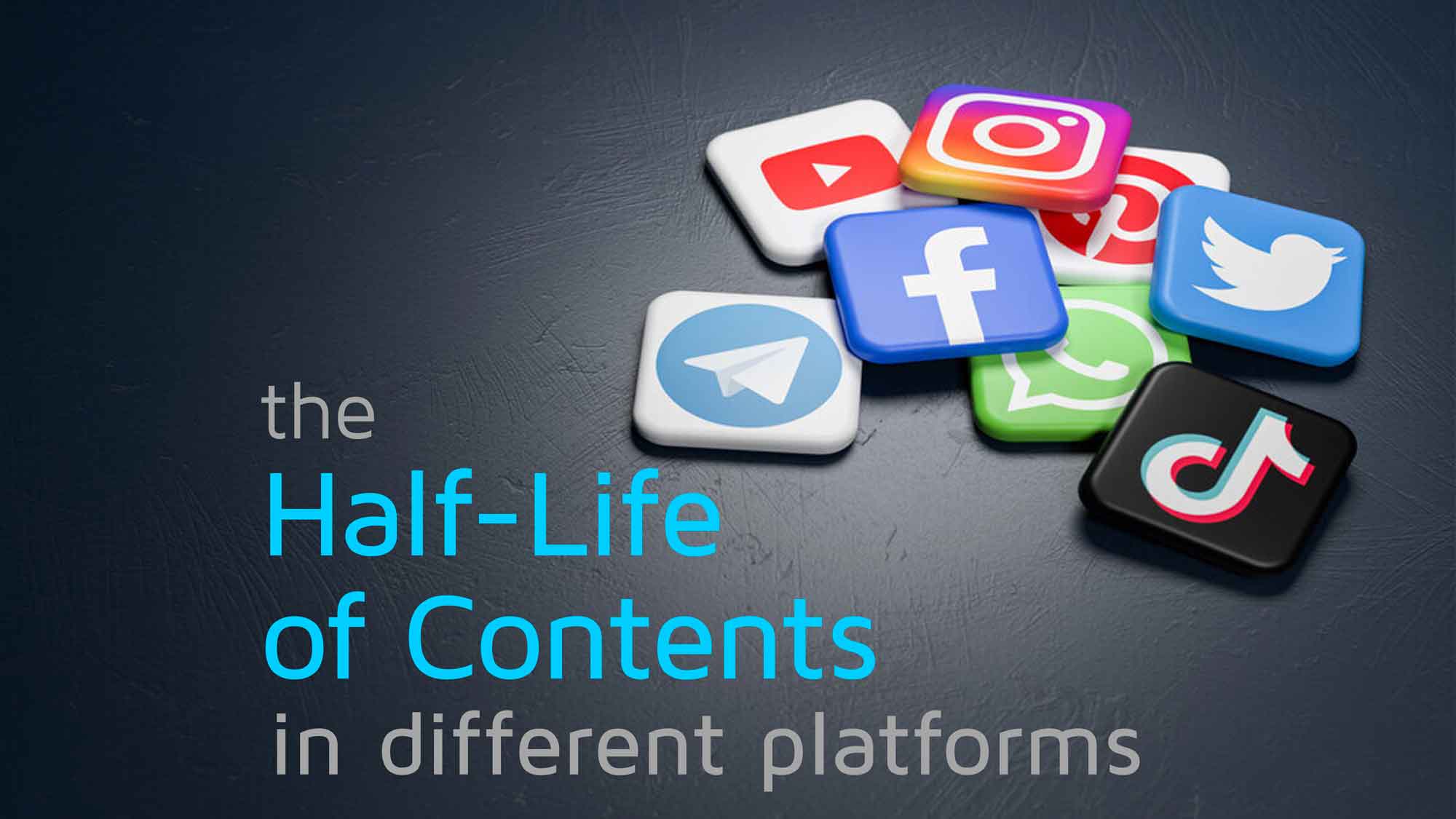 عمر محتوا در پلتفرم های مختلف